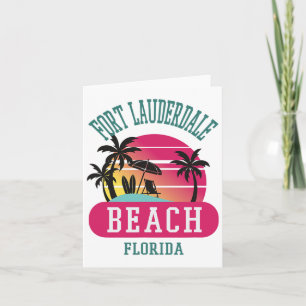 Fort Lauderdale' Florida Beach Fl Men Women Karte