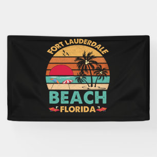 Fort Lauderdale Florida Beach FL Novelty Banner