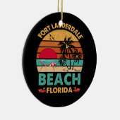 Fort Lauderdale Florida Beach FL Novelty Keramik Ornament (Rechts)