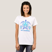 Fort Lauderdale Florida Blue Sea Turtle Souvenirs T-Shirt (Vorne ganz)