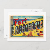 Fort Lauderdale Florida FL Großer Brief Postkarte (Vorne/Hinten)