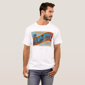 Fort Lauderdale, Florida - große Buchstabe-Szenen T-Shirt (Vorne ganz)
