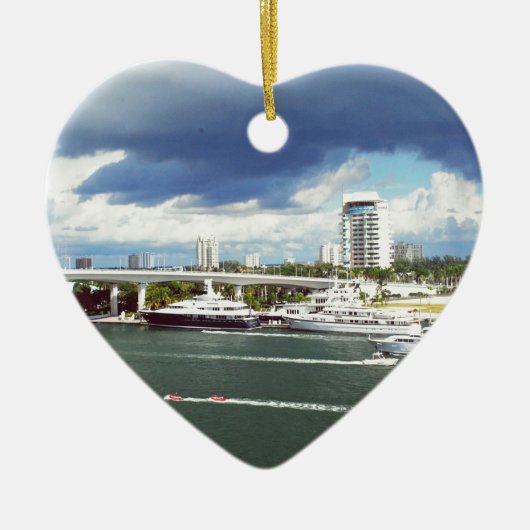 Fort Lauderdale Florida Keramikornament (Vorne)