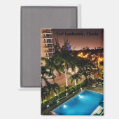 Fort Lauderdale Florida Magnet (Vorderseite/Rückseite)
