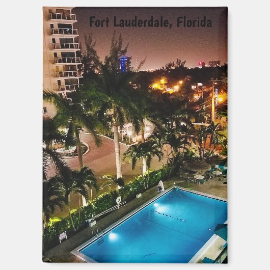 Fort Lauderdale Florida Magnet (Vorderseite)