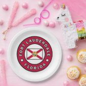 Fort Lauderdale Florida Pappteller (Party)