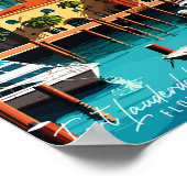 Fort Lauderdale Florida Poster (Ecke)