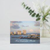 Fort Lauderdale Florida Postkarte (Stehend Vorderseite)