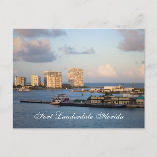 Fort Lauderdale Florida Postkarte (Vorderseite)