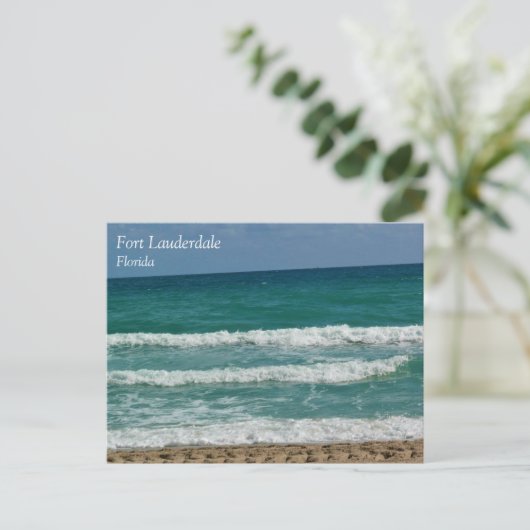 Fort Lauderdale, Florida Postkarte (Stehend Vorderseite)