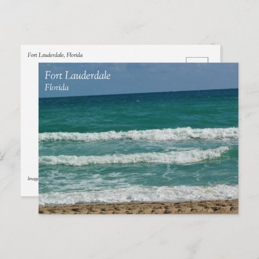 Fort Lauderdale, Florida Postkarte (Vorne/Hinten)
