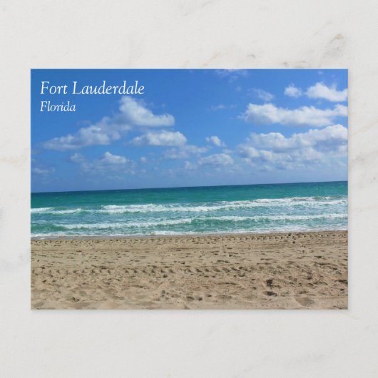 Fort Lauderdale, Florida Postkarte (Vorderseite)