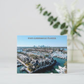 Fort-Lauderdale Florida Postkarte (Stehend Vorderseite)