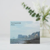 Fort Lauderdale, Florida Postkarte (Stehend Vorderseite)
