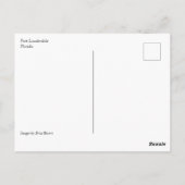 Fort Lauderdale, Florida Postkarte (Rückseite)