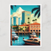 Fort Lauderdale Florida Postkarte (Vorderseite)
