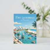 Fort Lauderdale Florida Postkarte (Stehend Vorderseite)