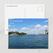Fort Lauderdale, Florida Postkarte (Vorne/Hinten)