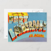 Fort Lauderdale Florida Postkarte (Vorne/Hinten)