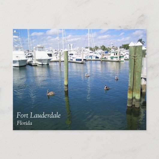 Fort Lauderdale, Florida Postkarte (Vorderseite)