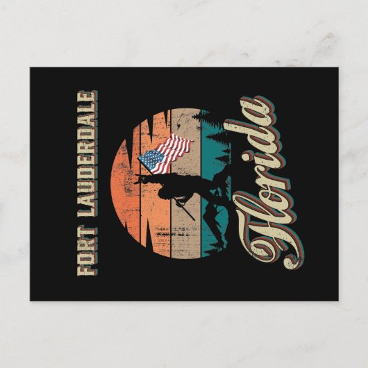 Fort Lauderdale Florida Postkarte (Vorderseite)