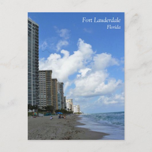 Fort Lauderdale, Florida Postkarte (Vorderseite)