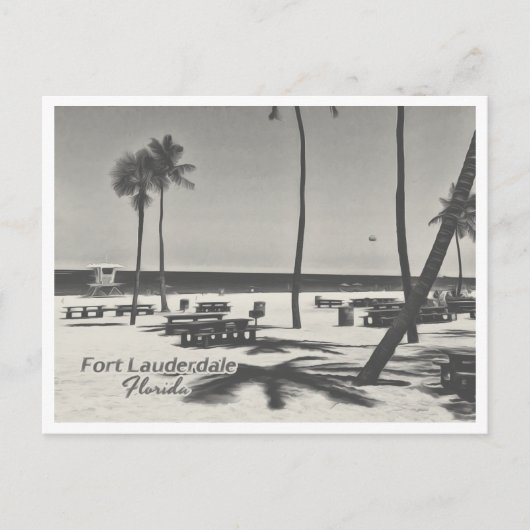 FORT LAUDERDALE FLORIDA POSTKARTE (Vorderseite)