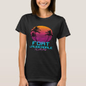 Fort Lauderdale Florida Retro 80er T-Shirt (Vorderseite)