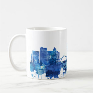 Fort Lauderdale Florida Skyline Blue Kaffeetasse