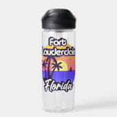Fort Lauderdale Florida Trinkflasche (Rückseite)
