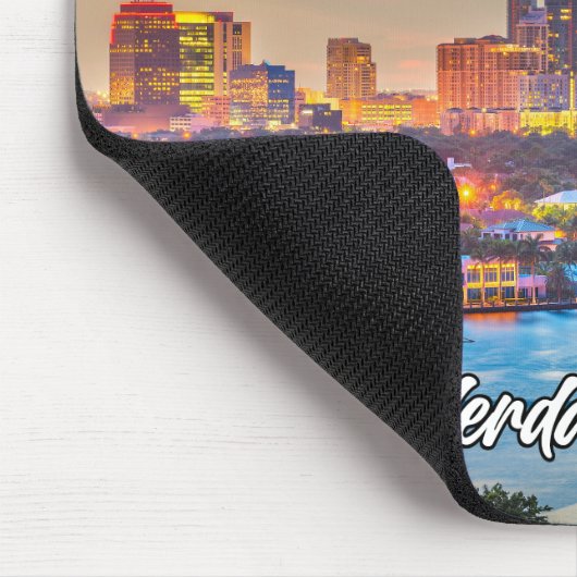 Fort Lauderdale, Florida, USA Mousepad (Ecke)