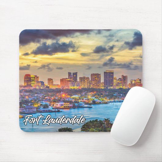 Fort Lauderdale, Florida, USA Mousepad (Mit Mouse)