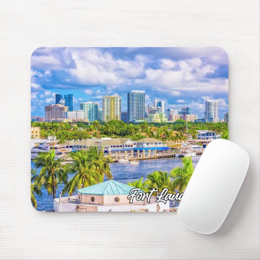 Fort Lauderdale, Florida, USA Mousepad (Mit Mouse)