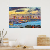 Fort Lauderdale, Florida, USA Poster (Küche)