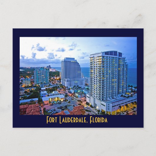 Fort Lauderdale, Florida, USA Postkarte (Vorderseite)