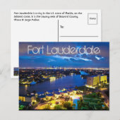 Fort Lauderdale, Florida, USA Postkarte (Vorne/Hinten)