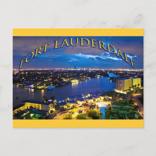 Fort Lauderdale, Florida, USA Postkarte (Vorderseite)