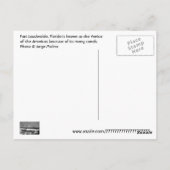 Fort Lauderdale, Florida, USA Postkarte (Rückseite)