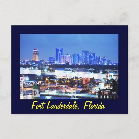 Fort Lauderdale, Florida, USA Postkarte (Vorderseite)