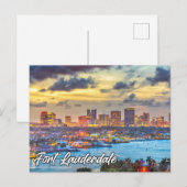 Fort Lauderdale, Florida, USA Postkarte (Vorne/Hinten)