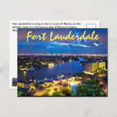 Fort Lauderdale, Florida, USA Postkarte (Vorne/Hinten)