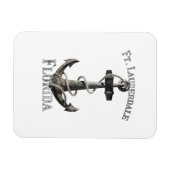 Fort Lauderdale Florida Vacation Nautical Anchor S Magnet (Horizontal)