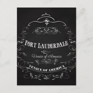 Fort Lauderdale Florida - Venedig von Amerika Postkarte