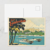Fort Lauderdale Florida Vintag 20 Postkarte (Vorne/Hinten)