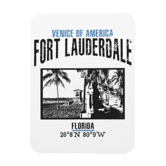Fort Lauderdale Magnet (Vertikal)