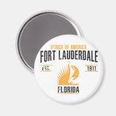 Fort Lauderdale Magnet (Vorderseite/Rückseite)