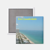 Fort Lauderdale Magnet (Vorderseite/Rückseite)