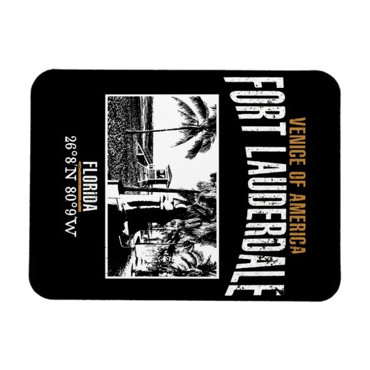 Fort Lauderdale Magnet (Horizontal)