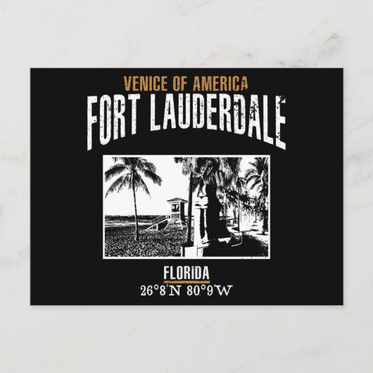 Fort Lauderdale Postkarte (Vorderseite)