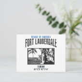 Fort Lauderdale Postkarte (Stehend Vorderseite)